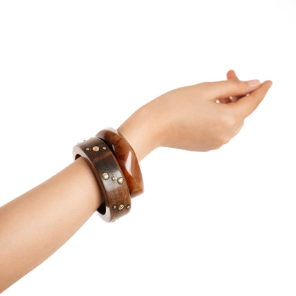 Wildwood Statement Wooden bangles