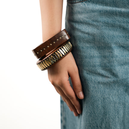 Desert Drift Wooden Bangles