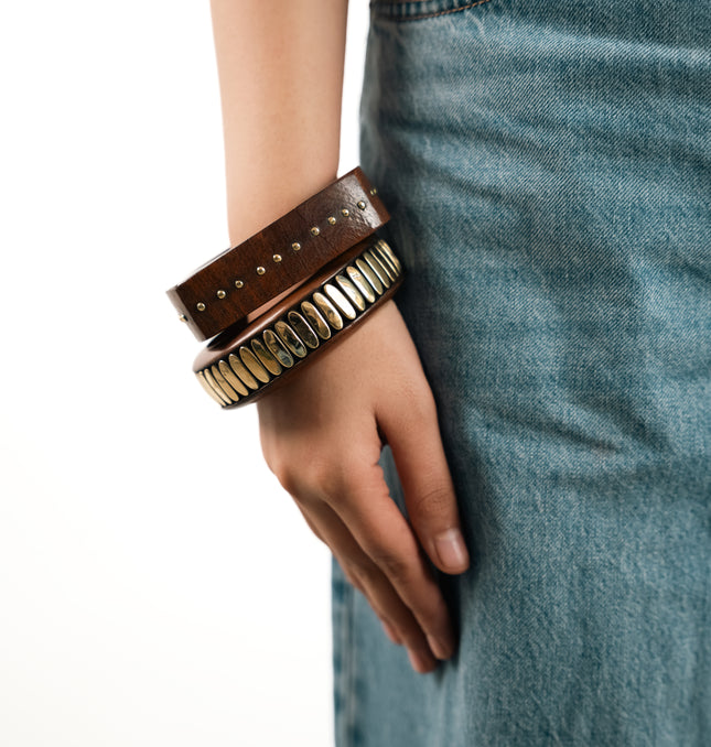 Desert Drift Wooden Bangles