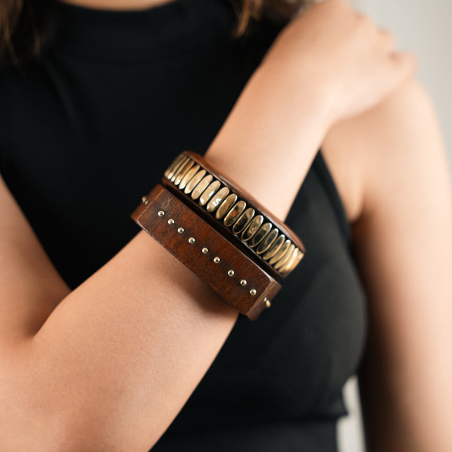 Desert Drift Wooden Bangles