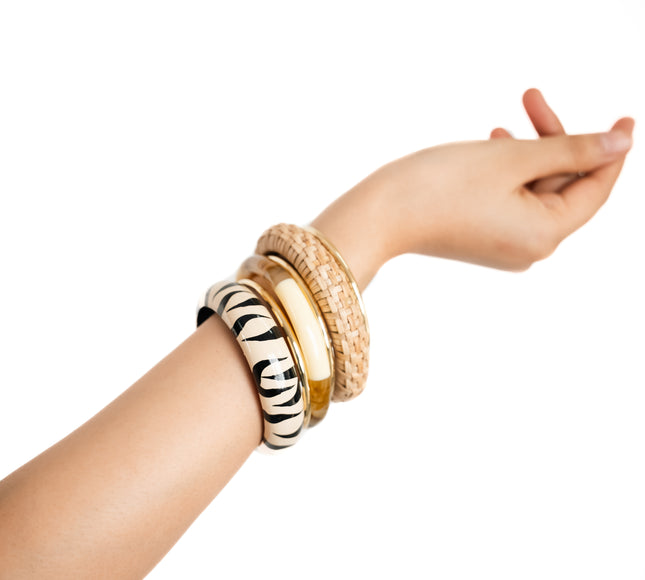 Safari Chic Resin Bangles