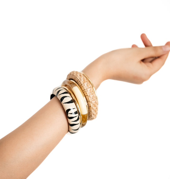 Safari Chic Resin Bangles
