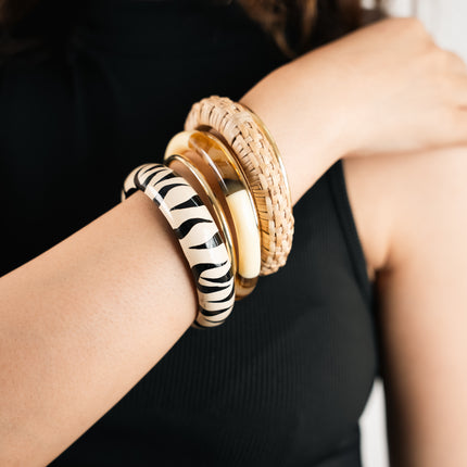 Safari Chic Resin Bangles