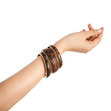 Roar Statement Resin Bangles