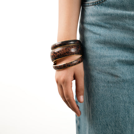 Roar Statement Resin Bangles