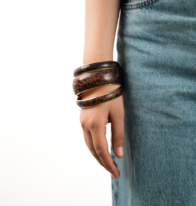 Roar Statement Resin Bangles