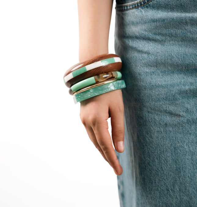 Mint Muse Resin Bangles