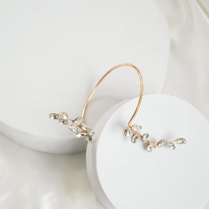 Leaf Whisper Crystal Bracelet