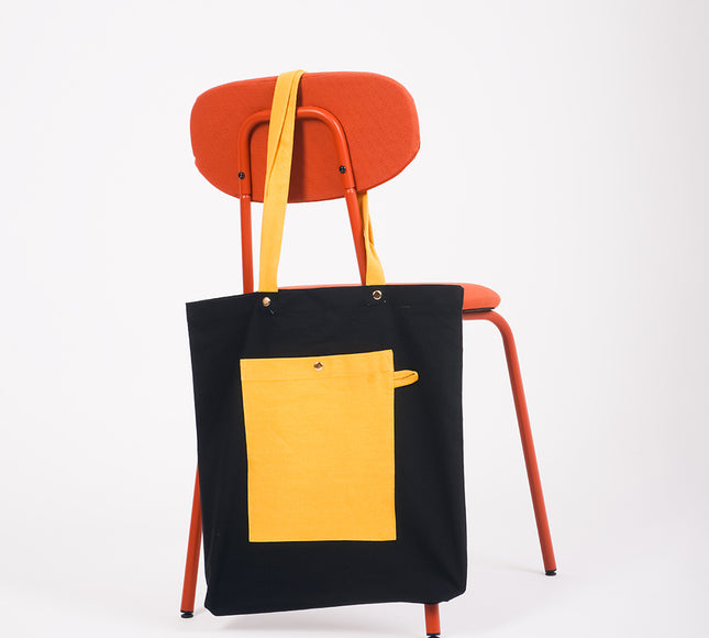 Yellow Rush Canvas Tote Bag