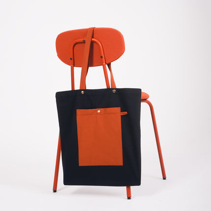 Cocoa Black Canvas Tote Bag