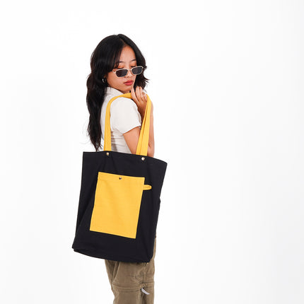 Yellow Rush Canvas Tote Bag