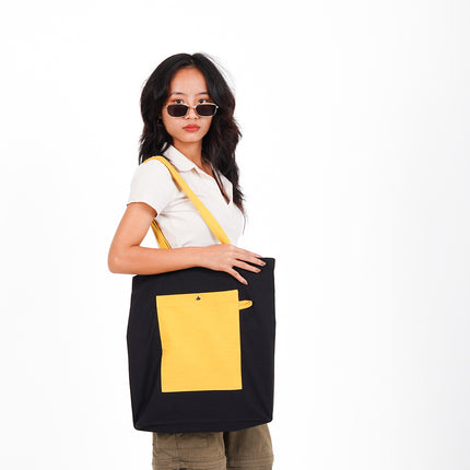 Yellow Rush Canvas Tote Bag