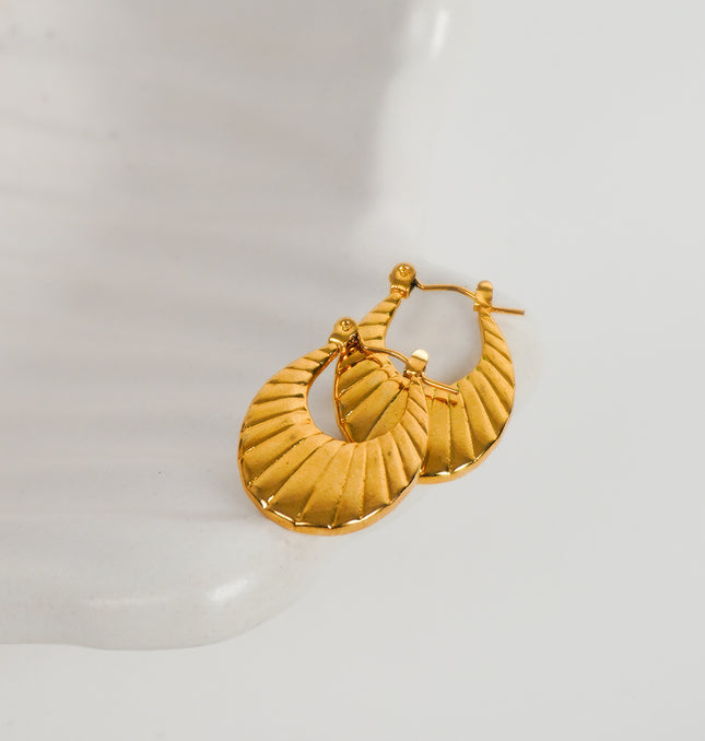 Tiny Glam Metallic Hoops