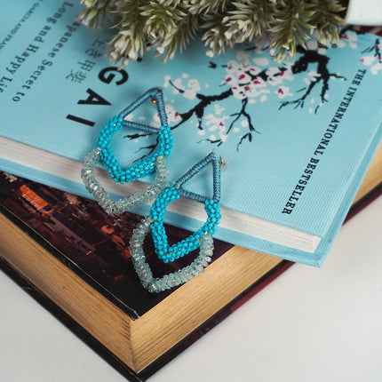 Cobalt Coral earrings