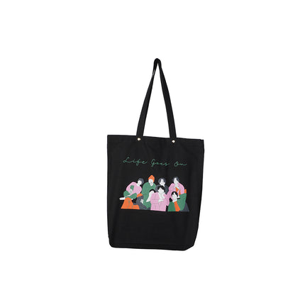 Life Goes On Canvas Tote Bag