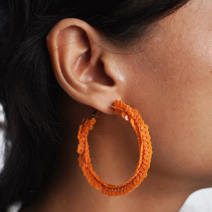 Sunny Citrus Hoops earrings