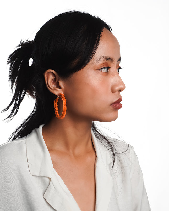 Sunny Citrus Hoops earrings