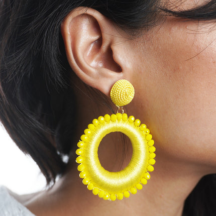 Lemon Yellow Pop Up Hoops