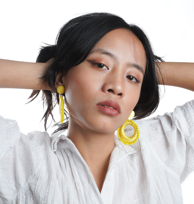 Lemon Yellow Pop Up Hoops