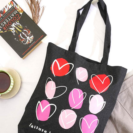 Failure Is The Mother Of Success Tote Bag - Grey - HASHTACK