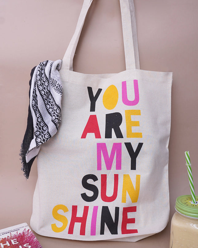 You Are My Sun Shine Canvas Tote Bag