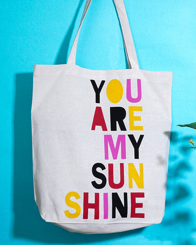 You Are My Sun Shine Canvas Tote Bag