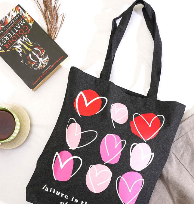 Failure Is The Mother Of Success Tote Bag - Grey - HASHTACK