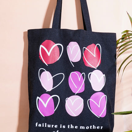 Failure Is The Mother Of Success Tote Bag - Grey