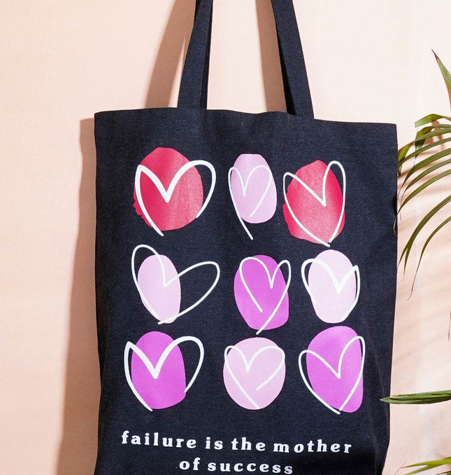 Failure Is The Mother Of Success Tote Bag - Grey - HASHTACK