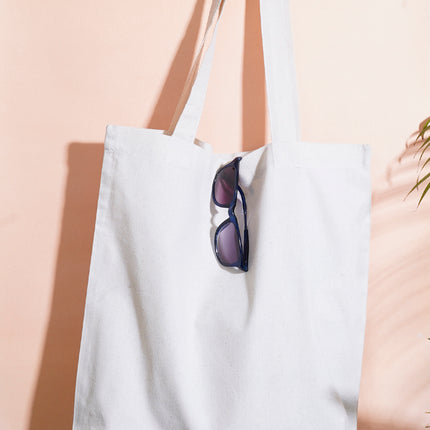 Plain Off White Canvas Tote Bag