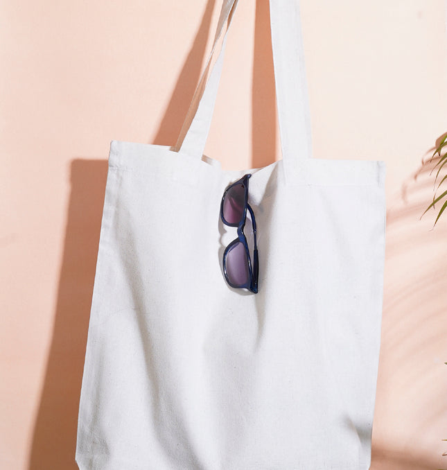 Plain Off White Canvas Tote Bag