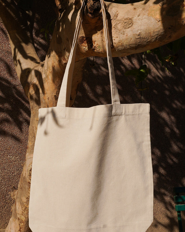 Plain Off White Canvas Tote Bag