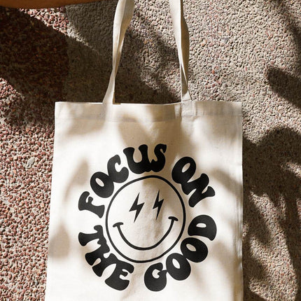 Focus On Good Tote Bag - HASHTACK