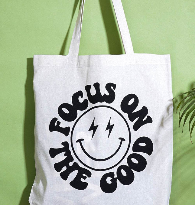 Focus On Good Tote Bag - HASHTACK