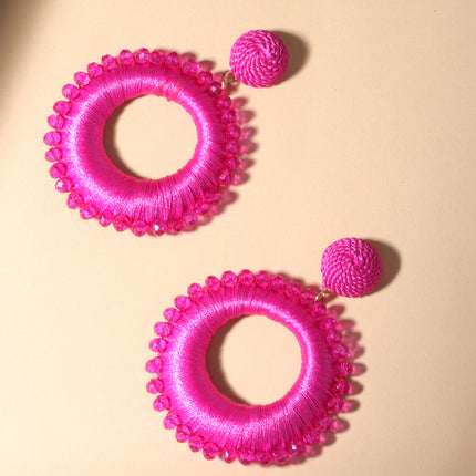 Fushia Pink Pop Up Hoops