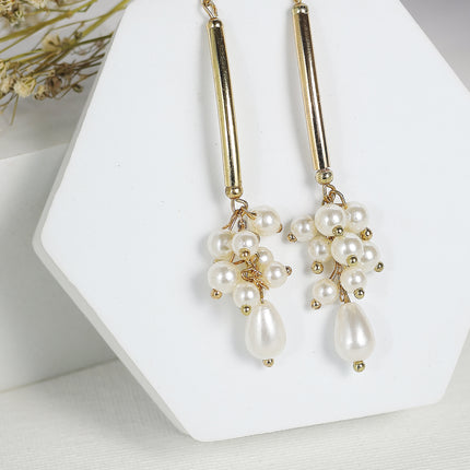 Petal and Pearl Earrings