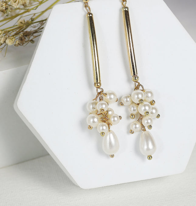 Petal and Pearl Earrings