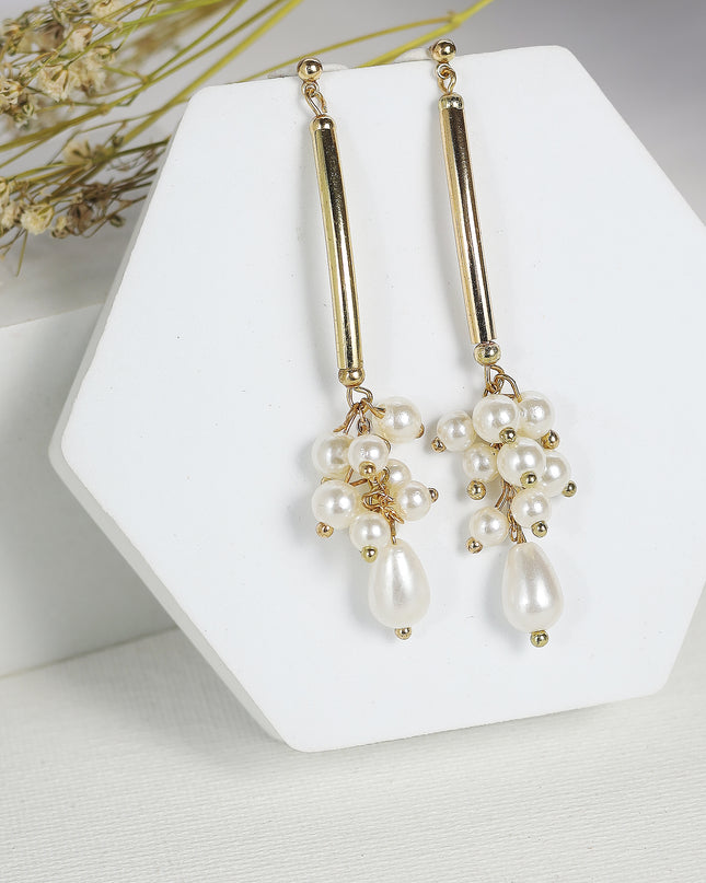 Petal and Pearl Earrings