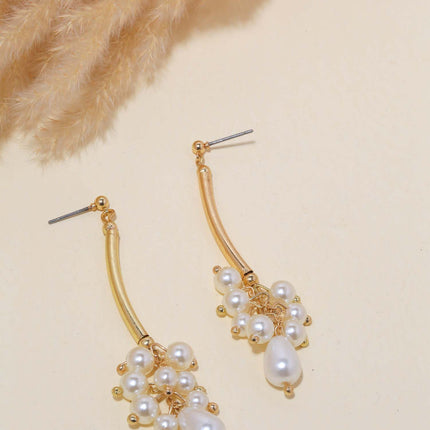 Petal and Pearl Earrings