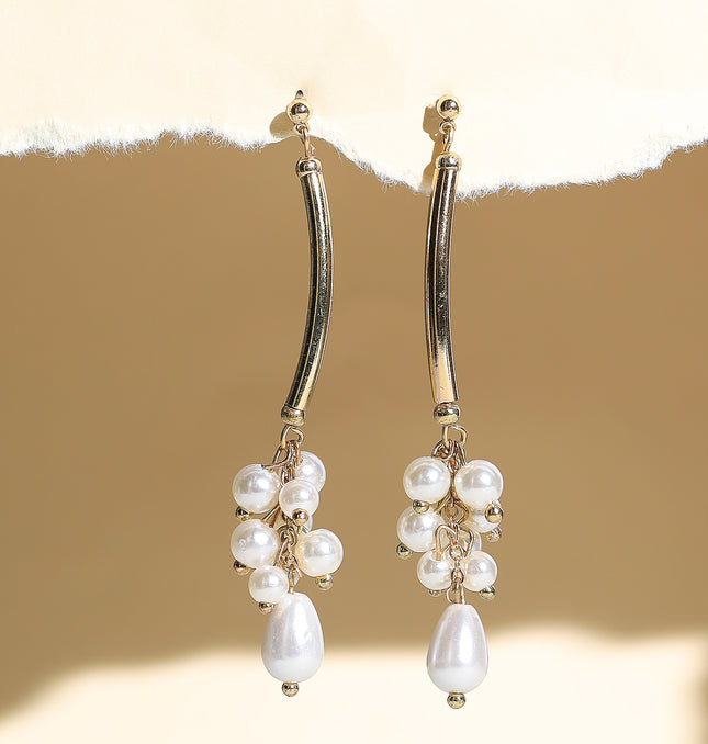 Petal and Pearl Earrings