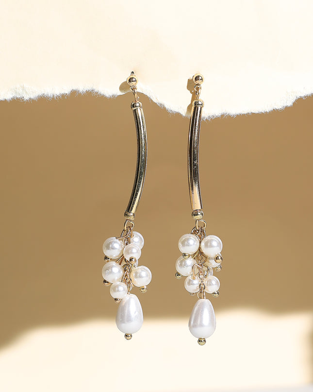 Petal and Pearl Earrings