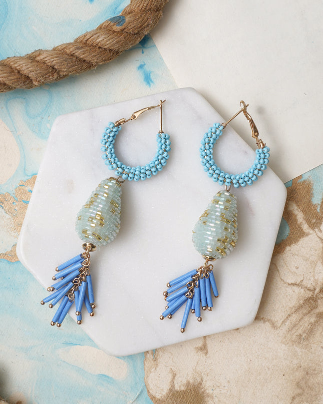 Powder Blue drop earrings