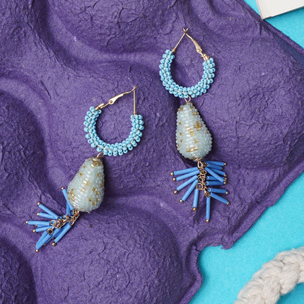 Powder Blue drop earrings