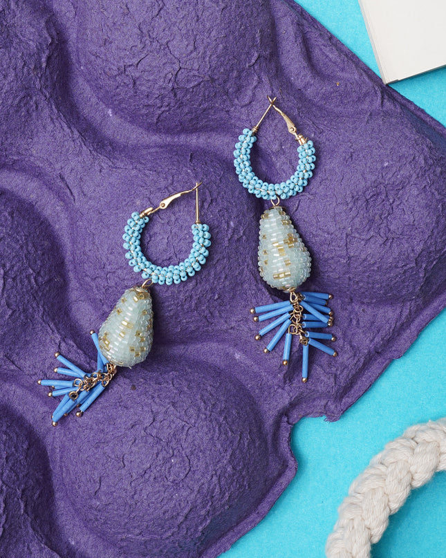 Powder Blue drop earrings