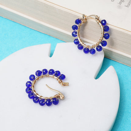 Icy Ivy Hoops Earrings