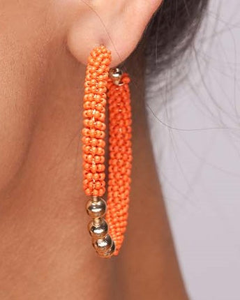 Honeyed Hues Orange  Hoops