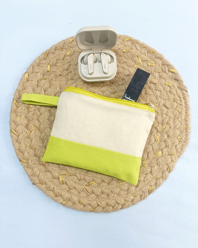 Lime Green Mini Utility Pouche