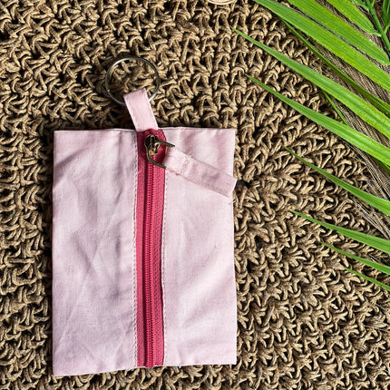 PinkCentral Zip Utility Pouch