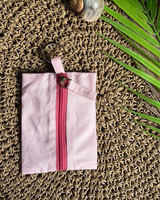 PinkCentral Zip Utility Pouch