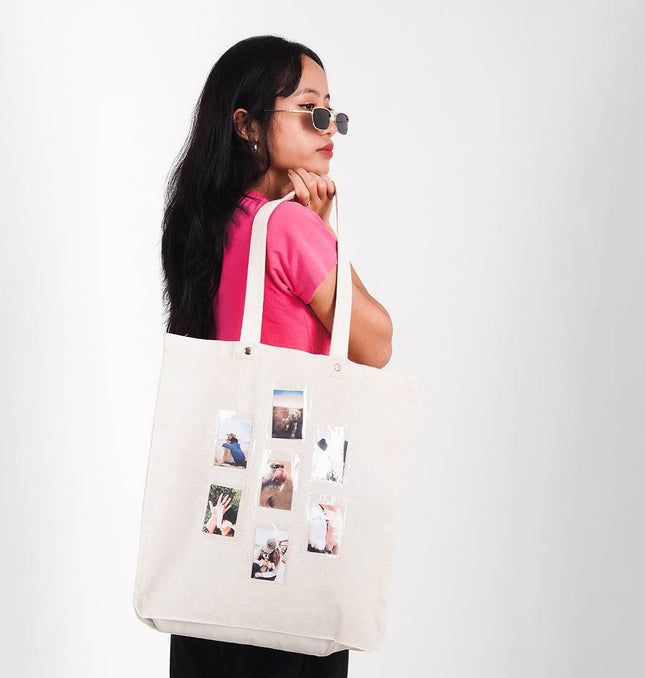 Polaroid Cotton Canvas Tote - HASHTACK